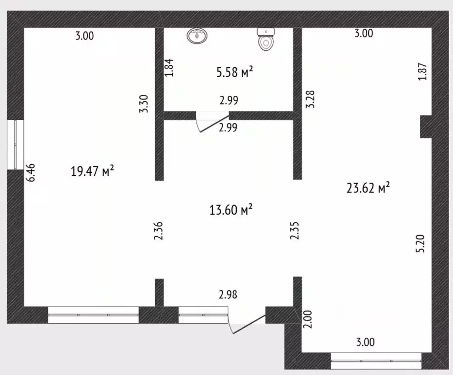 Помещение свободного назначения в Тюменская область, Тюмень ул. ... - Фото 2