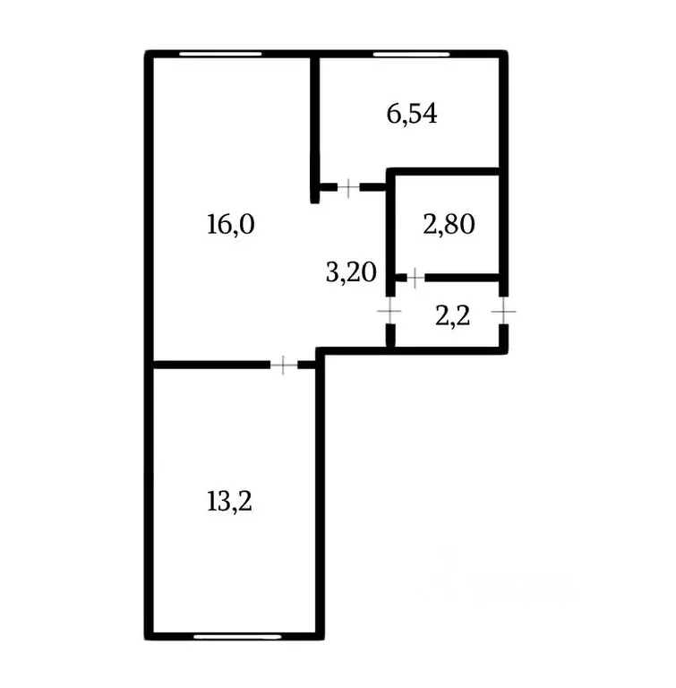 2-к кв. Кемеровская область, Новокузнецк ул. Кутузова, 22 (41.0 м) - Фото 1