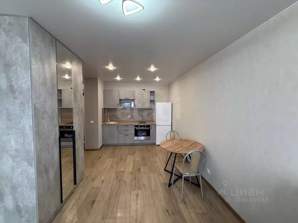 Студия Тюменская область, Тюмень ул. Первооткрывателей, 2 (28.0 м) - Фото 1