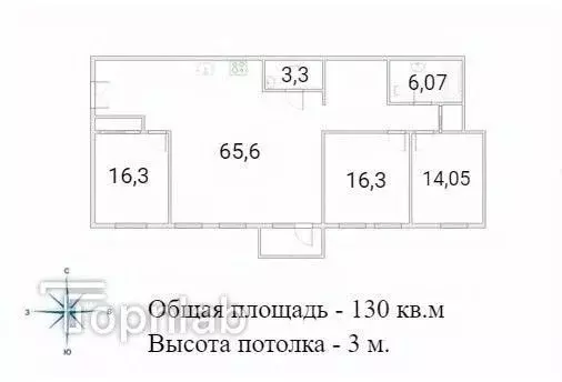 4-к кв. Санкт-Петербург наб. Реки Фонтанки, 18Е (130.0 м) - Фото 2