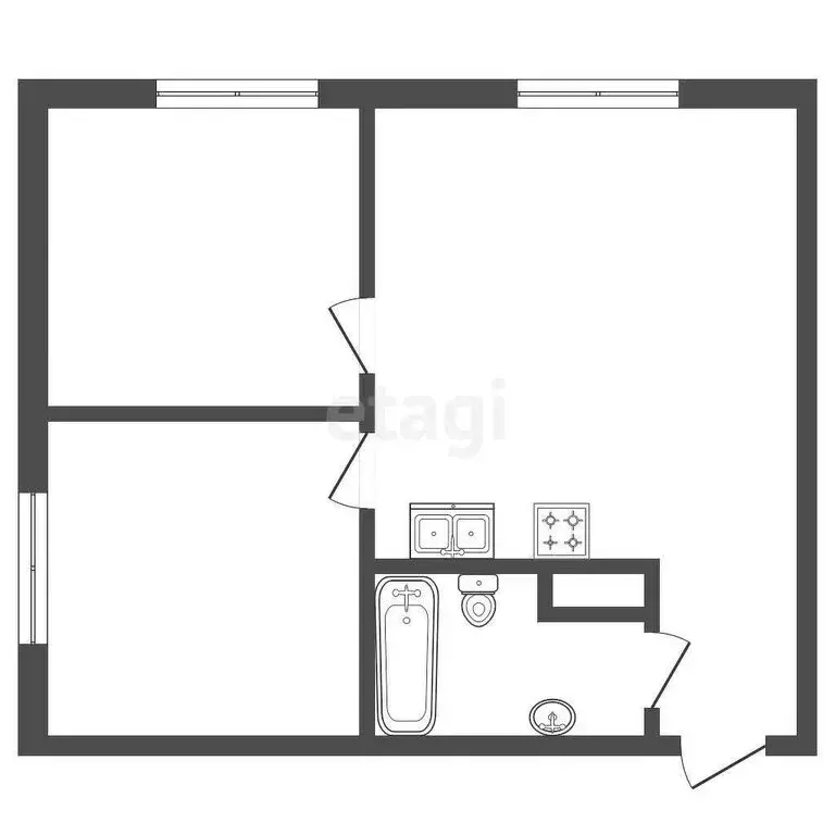 2-комнатная квартира: Колтуши, улица Мира, 9 (54.3 м) - Фото 0