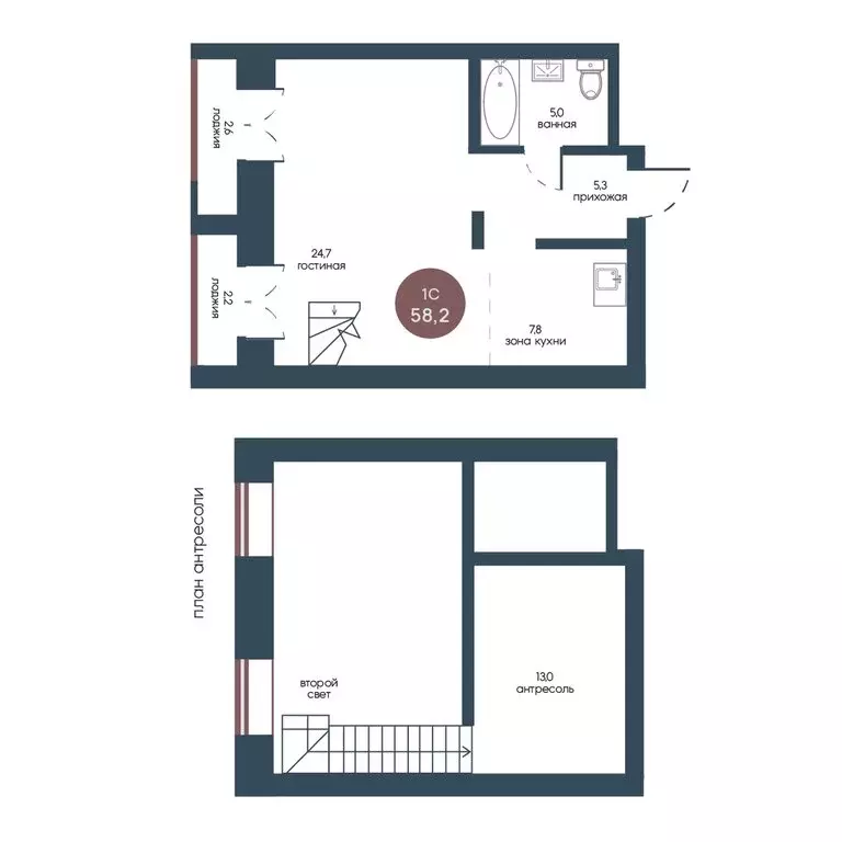 Квартира-студия: Томск, микрорайон Телецентр, Белозёрская улица, 9 ... - Фото 1