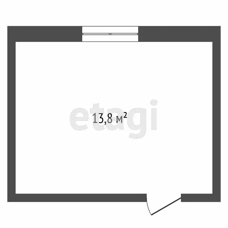1к в -комнатной квартире (13.3 м) - Фото 1