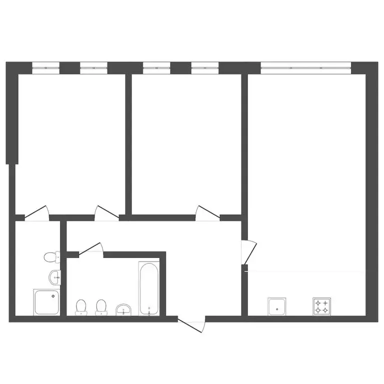 2-комнатная квартира: Дударева, улица Сергея Джанбровского, 6 (82 м) - Фото 0