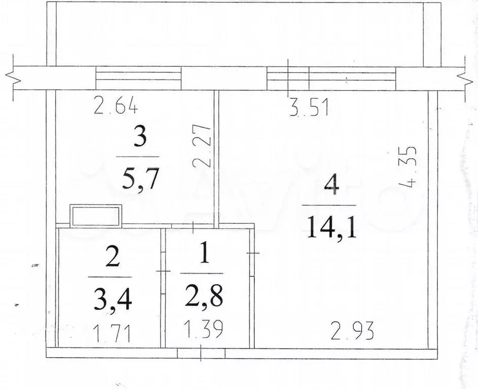 Квартира-студия, 26 м, 3/11 эт. - Фото 0