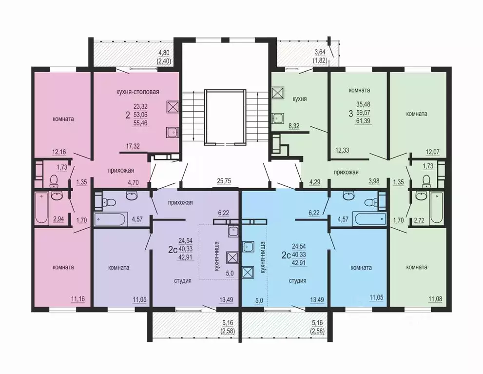 3-к кв. Челябинская область, Челябинский городской округ, пос. ... - Фото 2