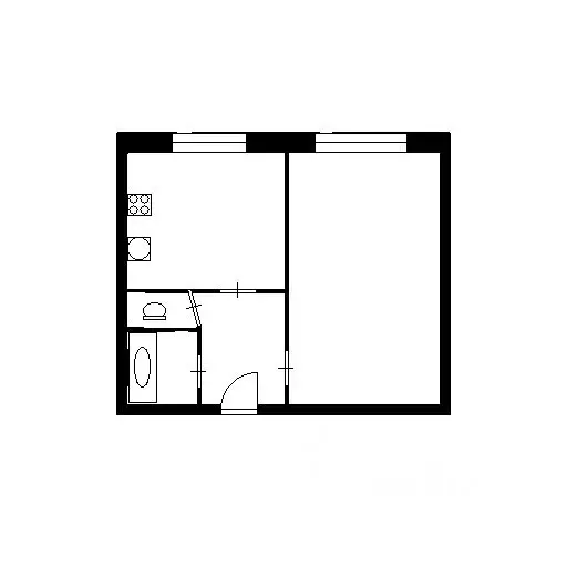 1-к кв. Санкт-Петербург ул. Маршала Захарова, 12к2 (39.5 м) - Фото 2