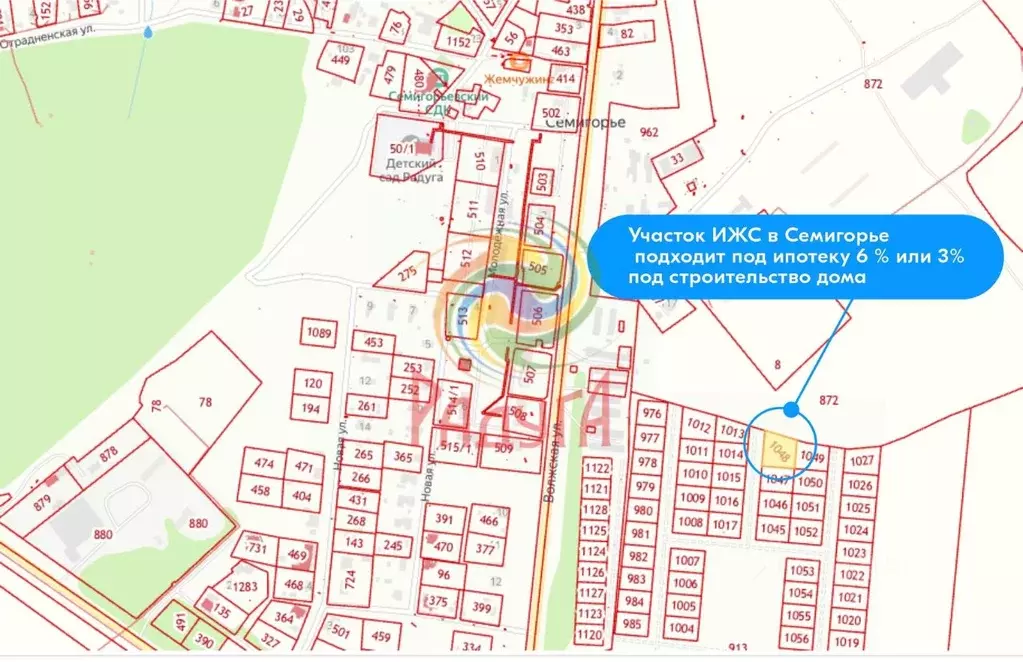 Участок в Ивановская область, Вичугский район, Сунженское с/пос, д. ... - Фото 1