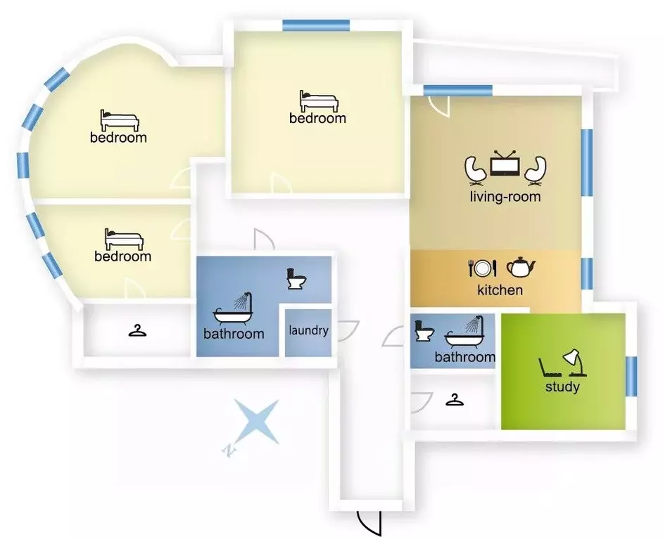 5-к кв. Москва ул. Академика Пилюгина, 22К1 (165.0 м) - Фото 1