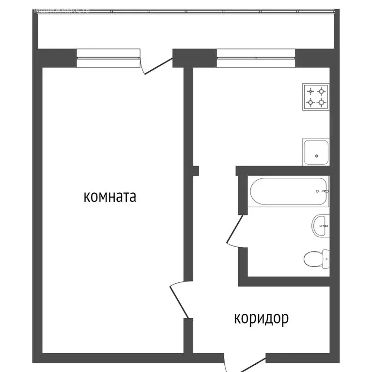 Квартира-студия: Ярославль, улица Салтыкова-Щедрина, 88 (32.1 м) - Фото 0