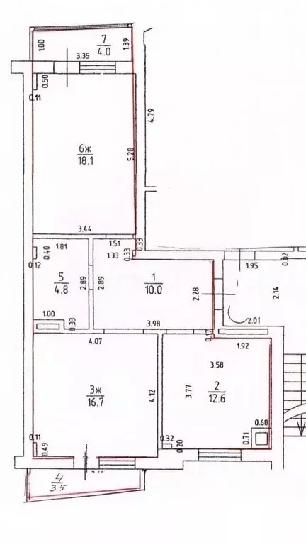 2-к кв. Калининградская область, Калининград ул. Горького (63.0 м) - Фото 2