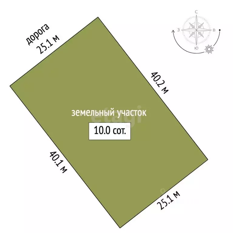 Участок в Вологодская область, Великоустюгский муниципальный округ, д. ... - Фото 2