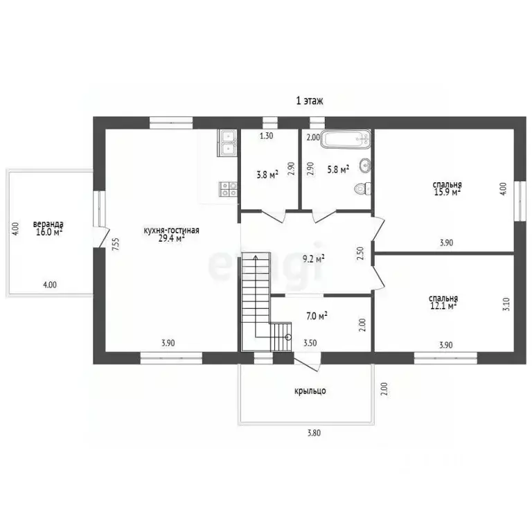 Дом в Ярославская область, Ярославский муниципальный округ, д. Большие ... - Фото 2