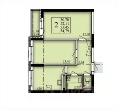 2-к кв. Башкортостан, Уфа Затон-Восточный жилрайон, Паруса жилой ... - Фото 0