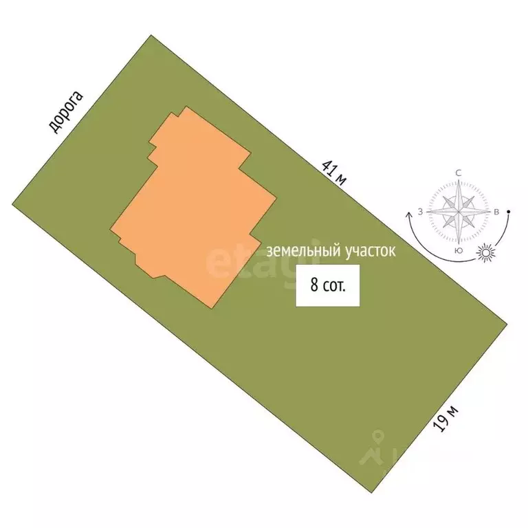 Дом в Крым, Сакский район, с. Уютное ул. Кирова, 1 (140 м) - Фото 1