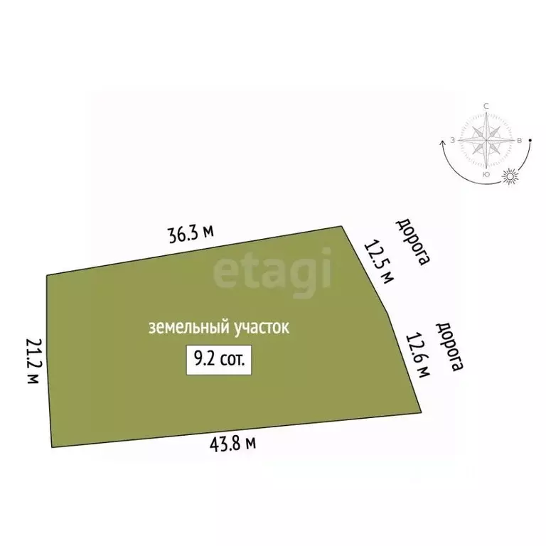 Участок в Ростовская область, Аксайский район, Верхнеподпольненское ... - Фото 1