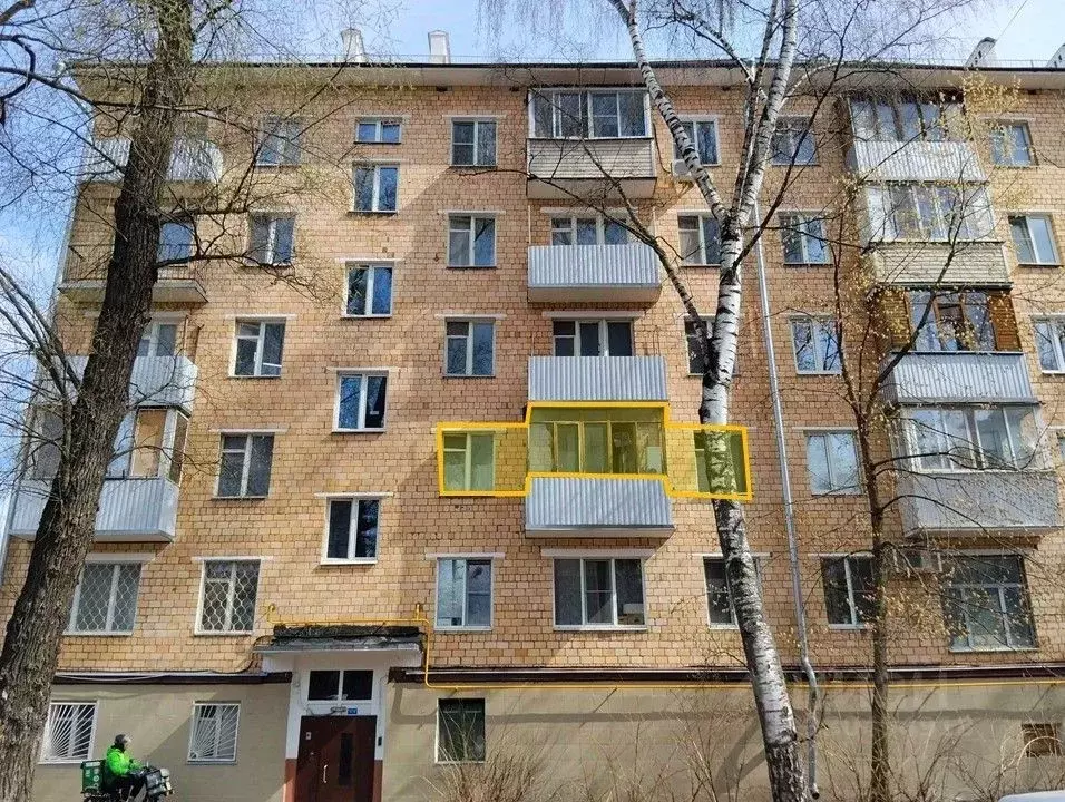 Свободной планировки кв. Москва Измайловская пл., 11 (43.8 м) - Фото 2