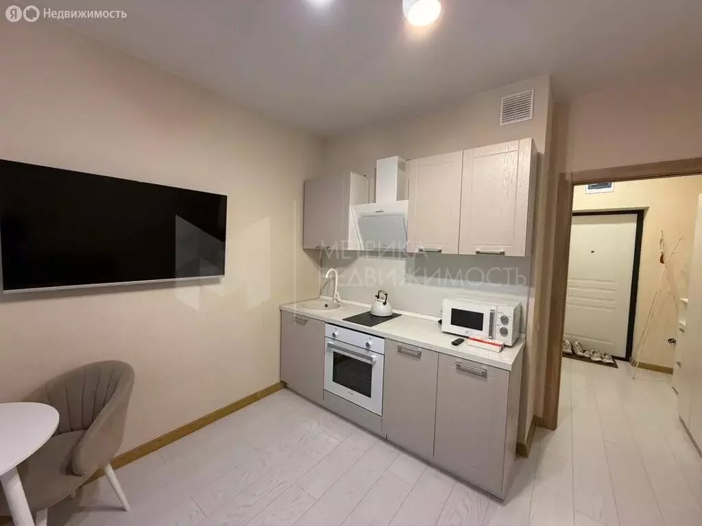 Квартира-студия: деревня Дударева, улица Сергея Джанбровского, 5 (18.8 ... - Фото 1