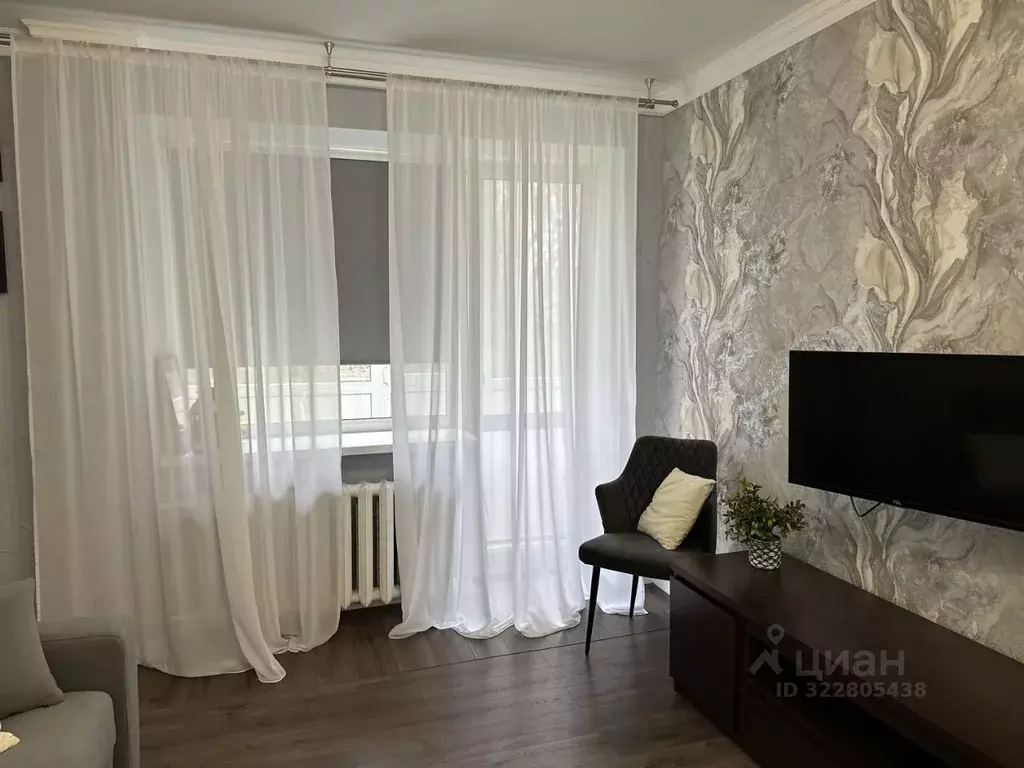 1-к кв. Калининградская область, Калининград Земельная ул., 4 (34.0 м) - Фото 2