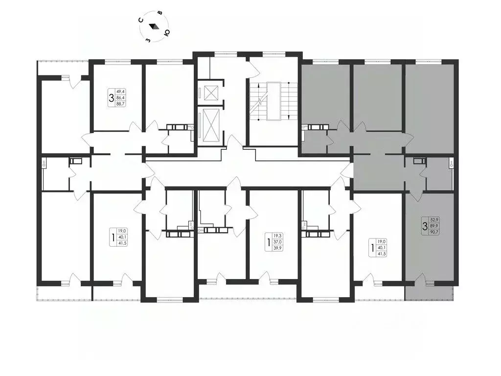 3-к кв. Воронежская область, Воронеж Первое Мая мкр, Май жилой ... - Фото 2