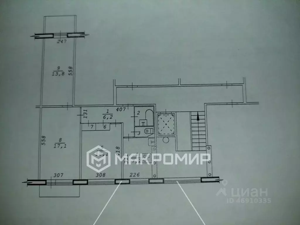 3-к кв. Новосибирская область, Новосибирск Затулинский жилмассив, ул. ... - Фото 1