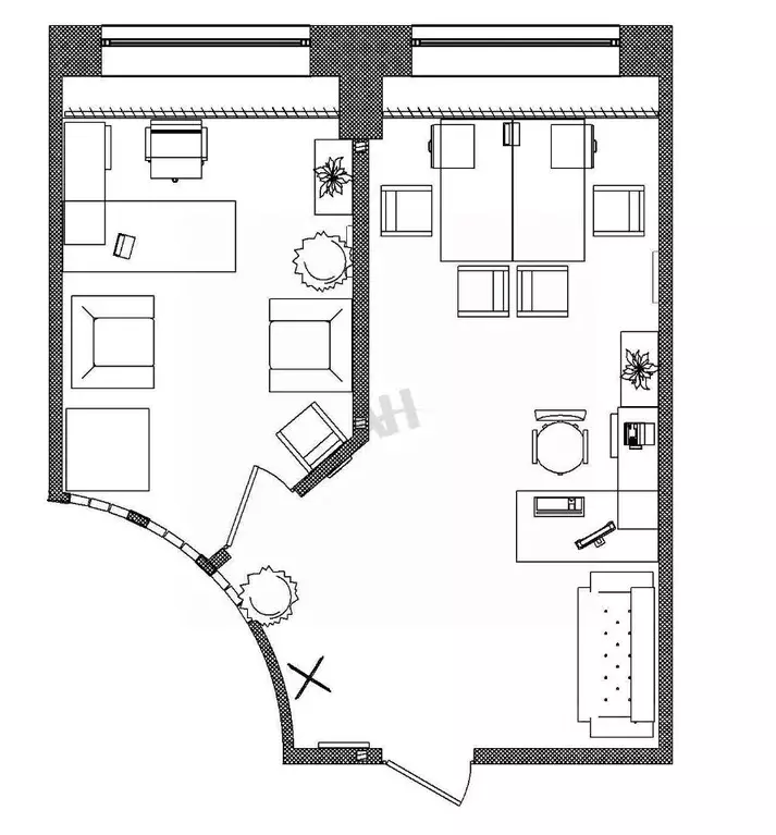 Помещение свободного назначения в Москва Партийный пер., 1К57С3 (48 м) - Фото 2