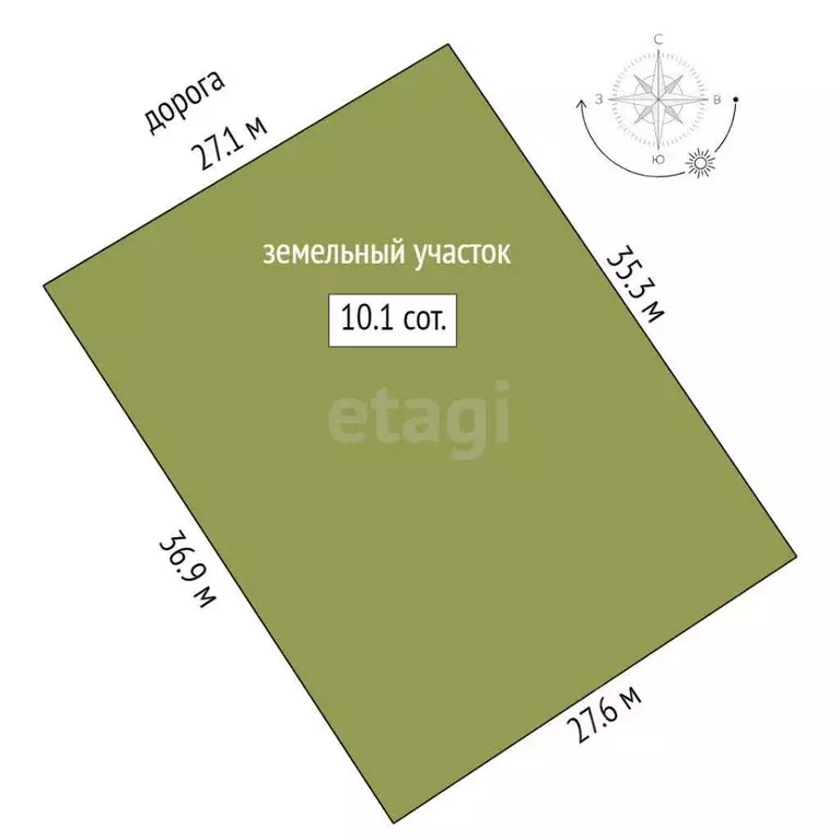 Участок в Тюменская область, Тюменский муниципальный округ, Каменское ... - Фото 2