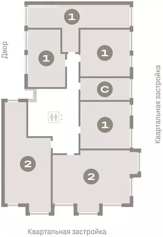 Квартира-студия: Тюмень, Мысовская улица, 26к1 (21.78 м) - Фото 1