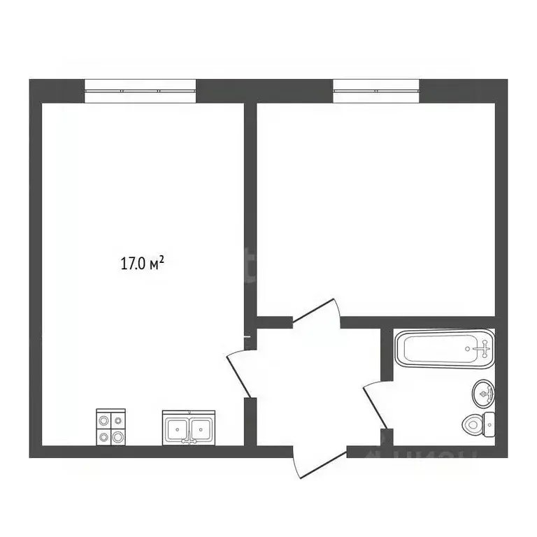 2-к кв. Москва Лобненская ул., 13к3 (37.2 м) - Фото 2