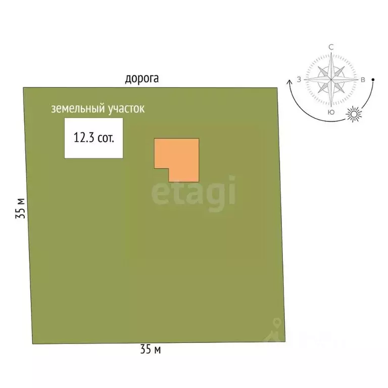 Дом в Челябинская область, Октябрьский муниципальный округ, д. ... - Фото 2