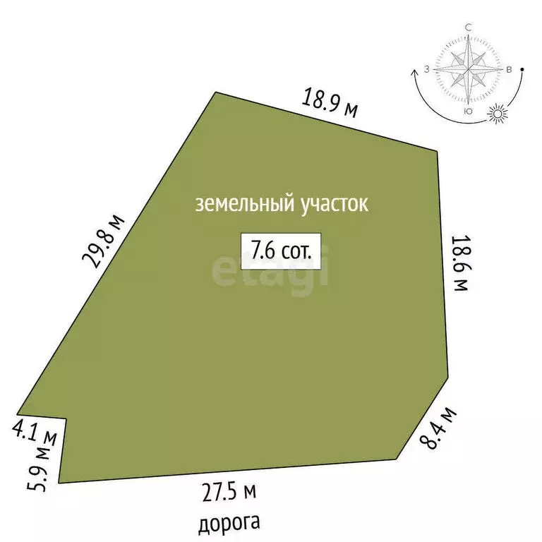 Участок в Феодосия, улица Панова, 87А (7.59 м) - Фото 1