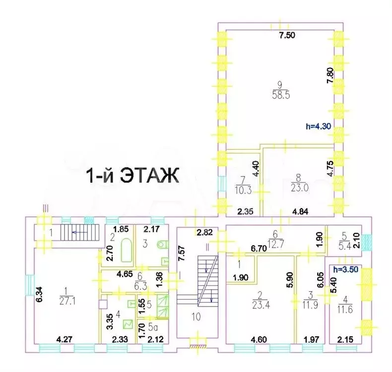 Аренда ПСН 722.30 м2 м. Авиамоторная в юао - Фото 0