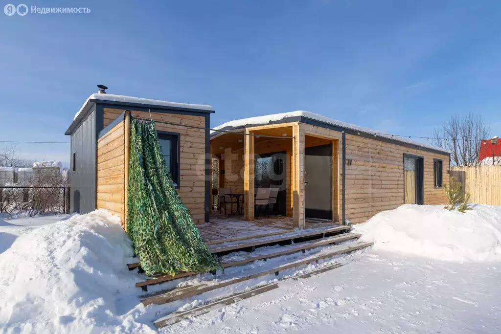 Дом в Тюмень, территория СОСН Агросад-Тюмень, 1-я линия (80.3 м) - Фото 2