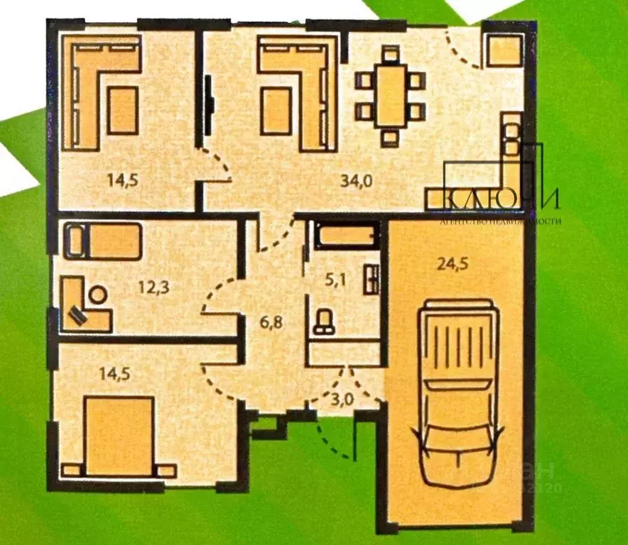 Дом в Челябинская область, Магнитогорск Звездный кп, ул. Красная (114 ... - Фото 1