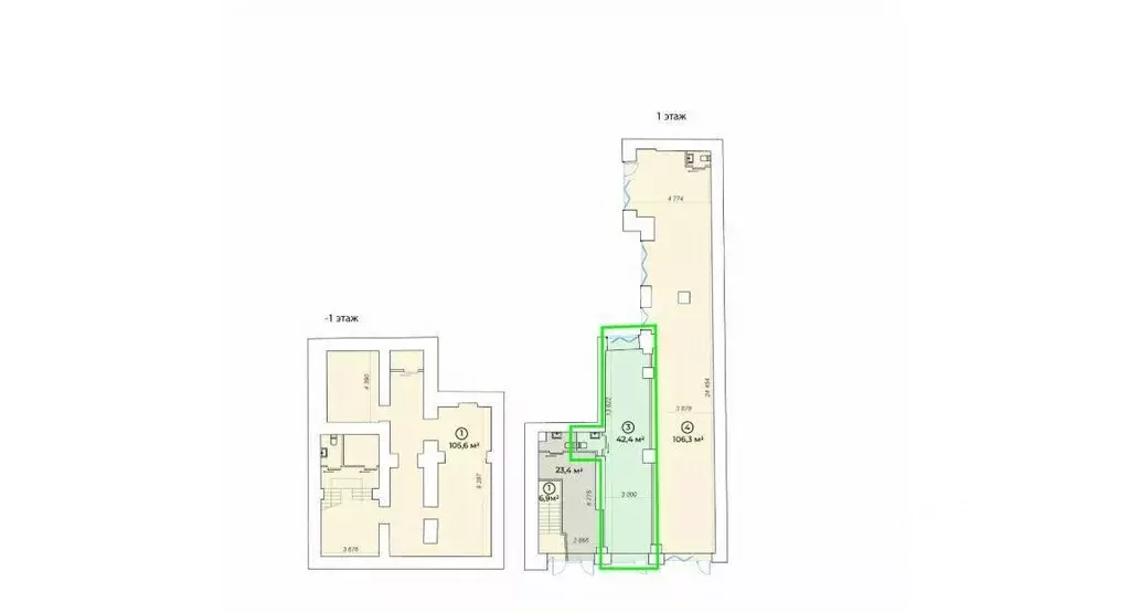 Торговая площадь в Москва ул. Сретенка, 27С7 (42 м) - Фото 2