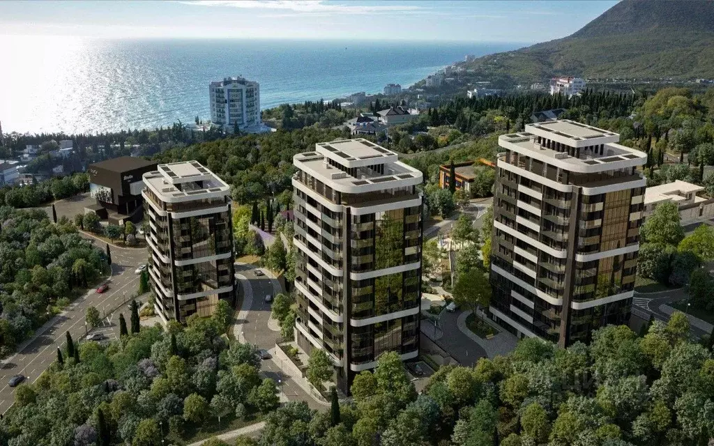 1-к кв. Крым, Алушта ул. Сергеева-Ценского (33.3 м) - Фото 0