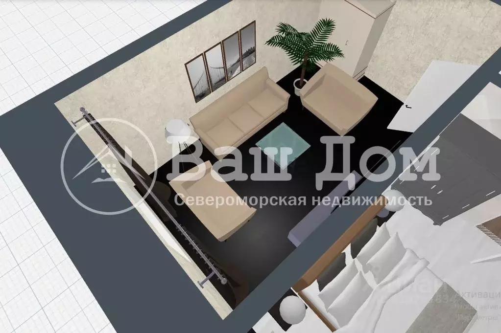 2-к кв. Мурманская область, Североморск ул. Сафонова (56.0 м) - Фото 1