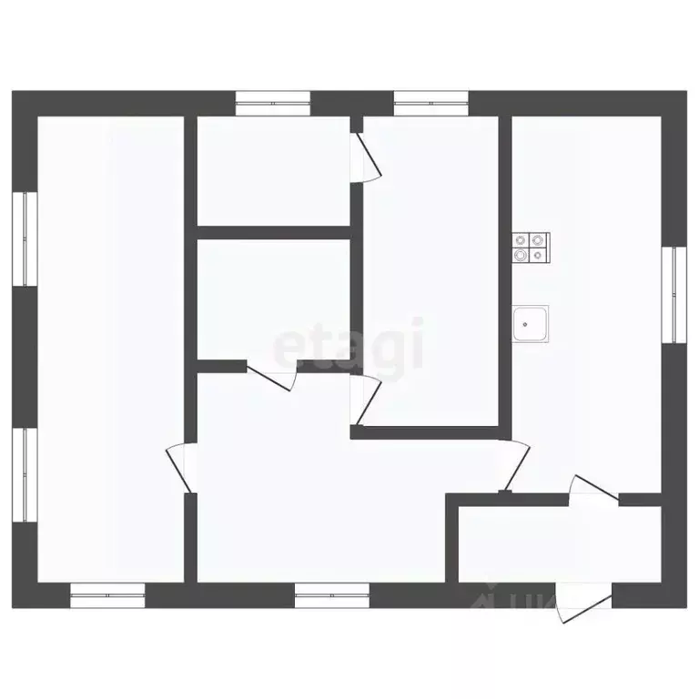 Дом в Тюменская область, Тюмень ул. Самарцева (50 м) - Фото 2