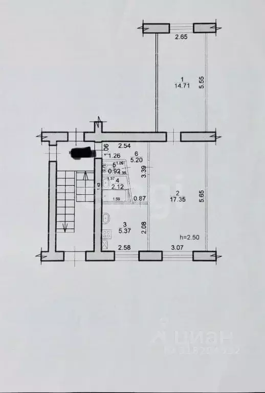 2-к кв. Калмыкия, Элиста 1-й мкр, 35 (45.7 м) - Фото 1