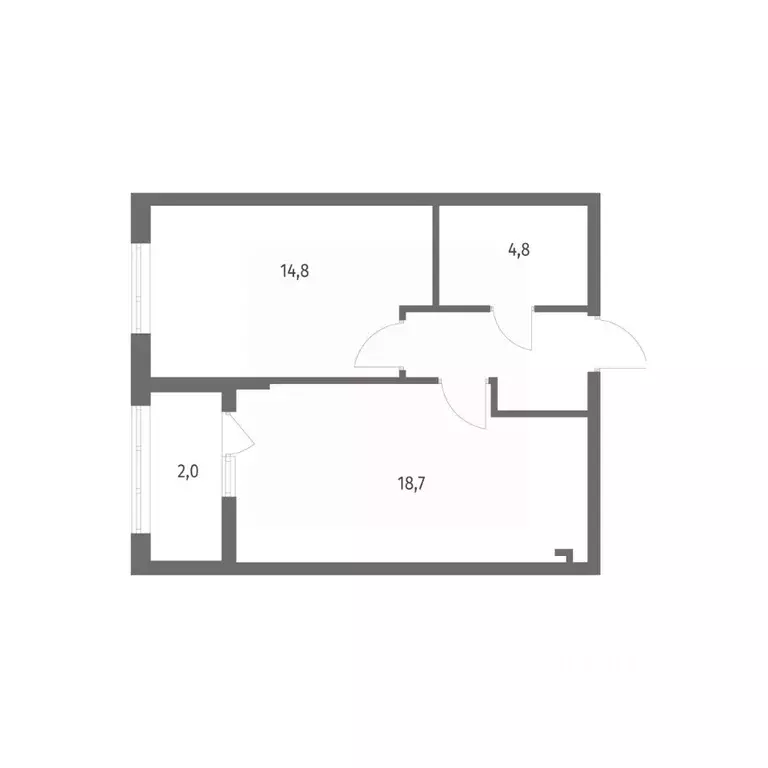 1-к кв. Калининградская область, Калининград пос. Лермонтовский, ул. ... - Фото 1