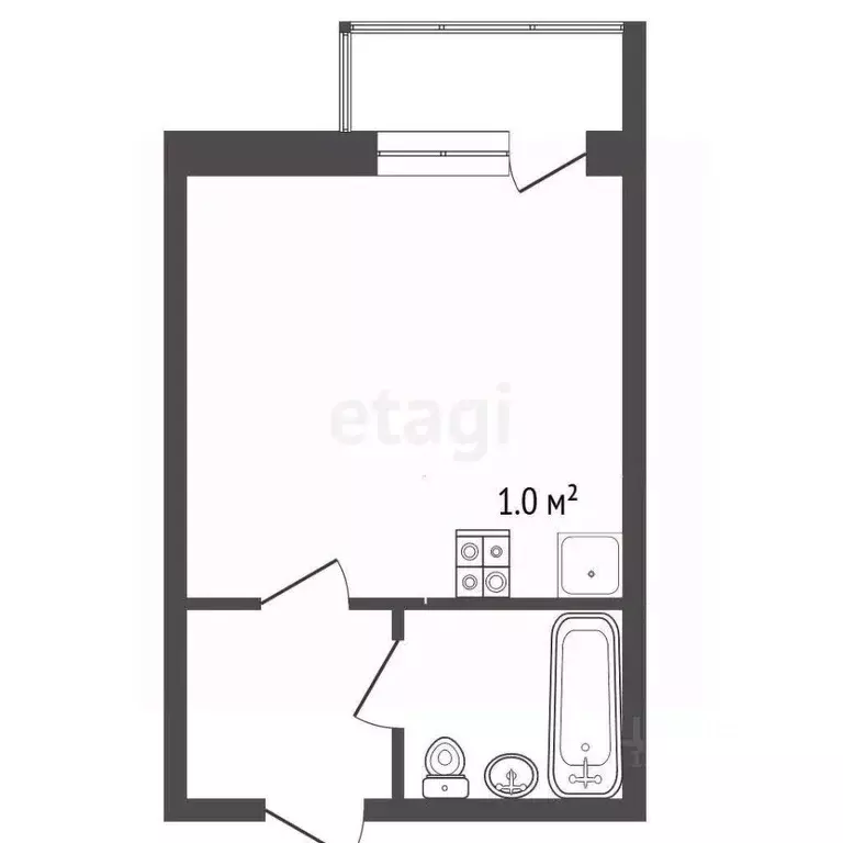 Студия Вологодская область, Шексна рп, Шексна Северная мкр ул. Труда, ... - Фото 2