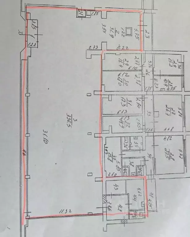 Помещение свободного назначения в Москва Бакунинская ул., 38-42С1 (430 ... - Фото 2
