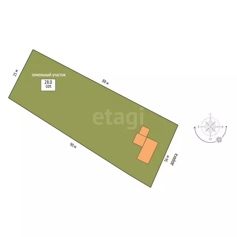 Дом в посёлок городского типа Знаменка, улица Горького (79.2 м) - Фото 2