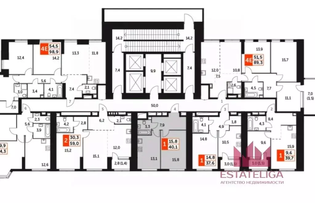 2-к кв. Москва ул. Обручева, 28ГС1 (40.1 м) - Фото 1