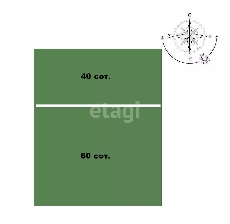 Участок в Сакский район, село Уютное (100 м) - Фото 1