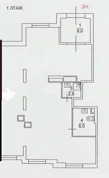 Помещение свободного назначения в Москва ул. Вилиса Лациса, 38к2 (120 ... - Фото 2