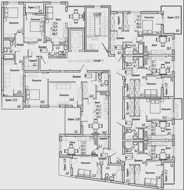 1-к кв. Калининградская область, Пионерский  (46.2 м) - Фото 2