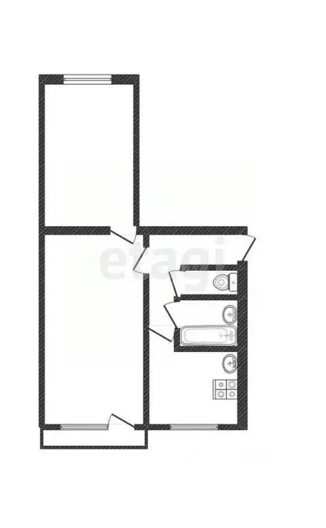 2-к кв. Смоленская область, Ярцево Советская ул., 11 (49.0 м) - Фото 1