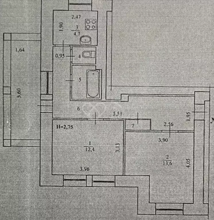 2-к кв. Волгоградская область, Волгоград просп. Имени В.И. Ленина, 141 ... - Фото 2