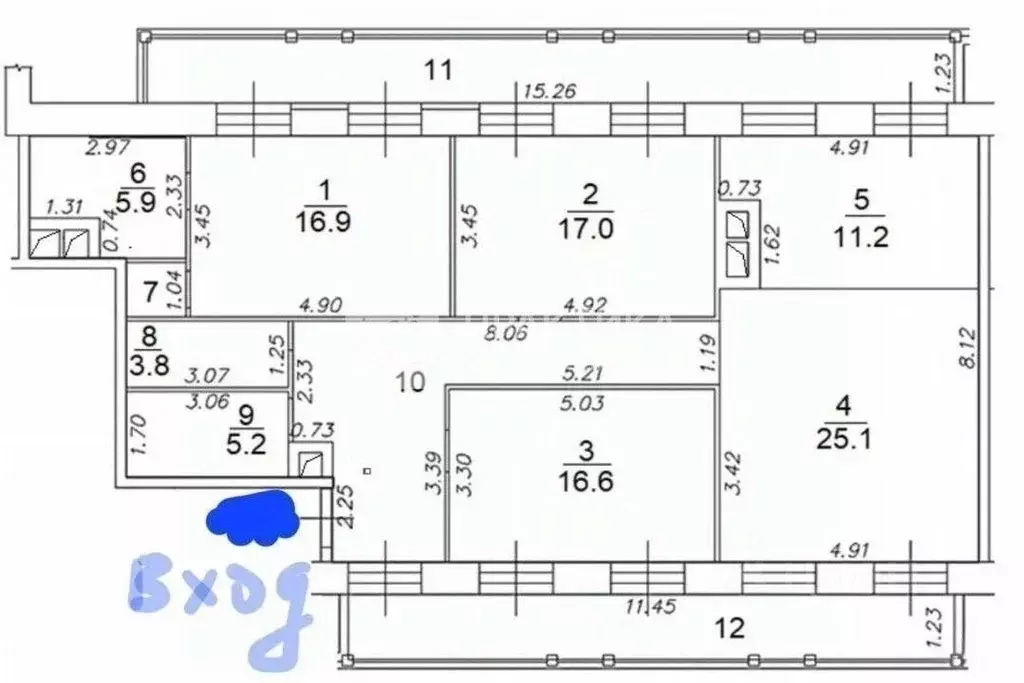 4-к кв. Московская область, Химки Клязьма кв-л, проезд Набережный, ... - Фото 1